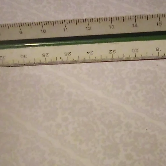Alvin 3 Sided Triangular Engineer Ruler Made In Germany. - Picture 2 of 4